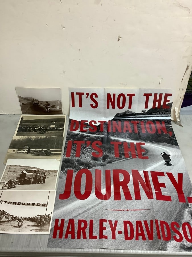 Its Not the Destination it's the Journey Harley Davidson poster (1 of 1)
