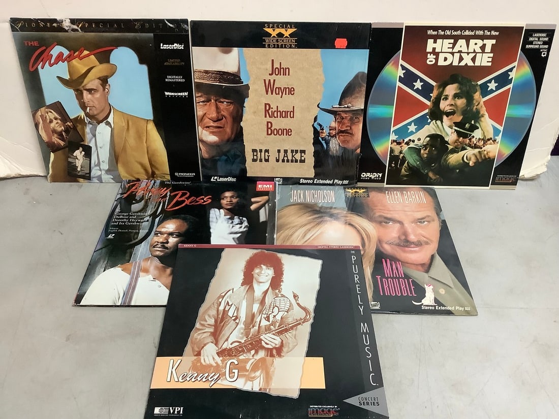 Laser videodiscs(The Chase, Hart of Dixie, Man Trouble, and more) (1 of 1)