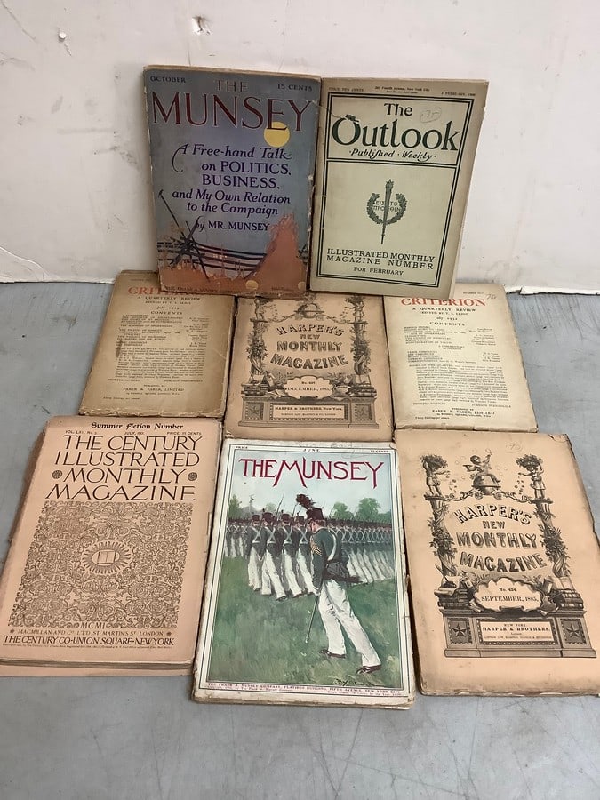 Vintage magazines(The Outlook, Munsey, Harper's, and more): Vintage magazines(The Outlook, Munsey, Harper's, and more)