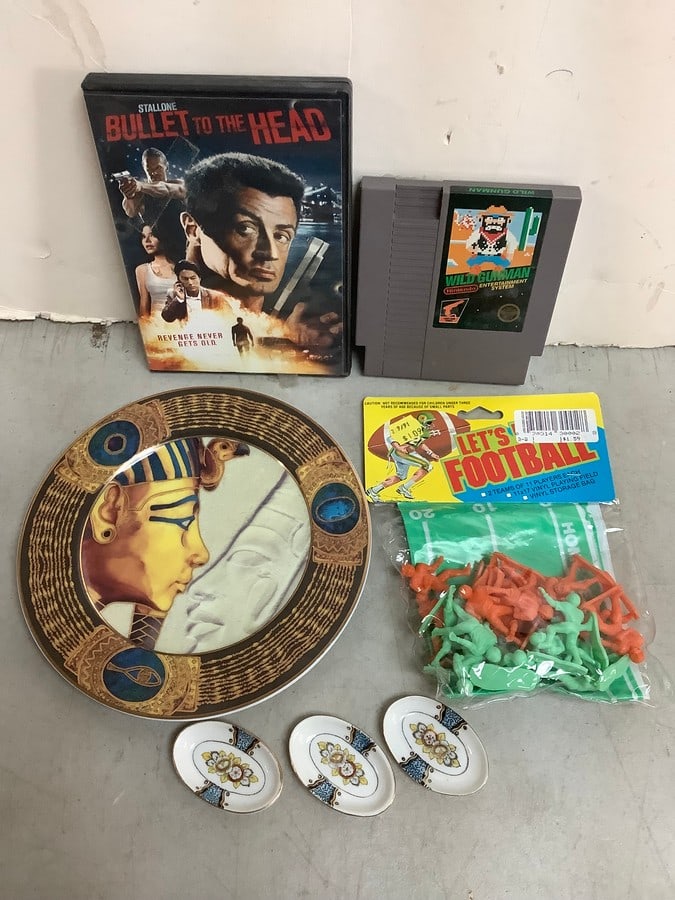 Bullet To The Head DVD, Ceramic Plates(Largest - 8in), Wild Gumman Nintendo Game and more: Bullet To The Head DVD, Ceramic Plates(Largest - 8in), Wild Gumman Nintendo Game and more