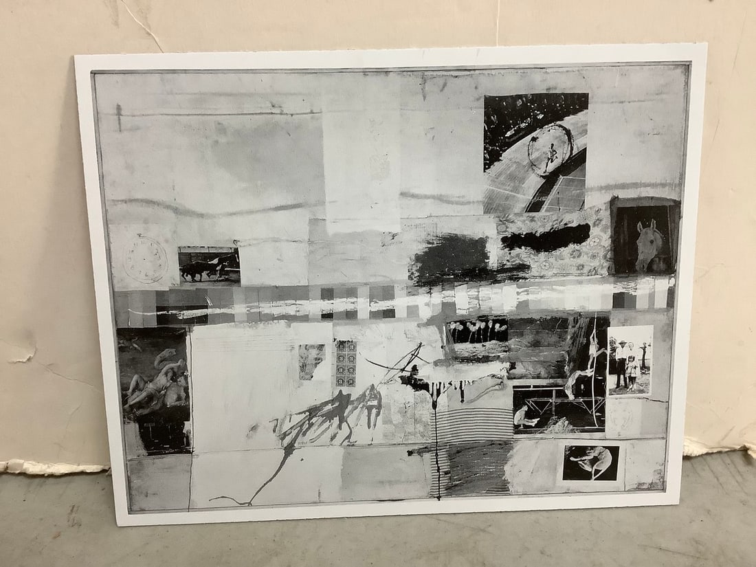 Black and White Abstract Pop Art Print (7.25inx9in) (1 of 1)