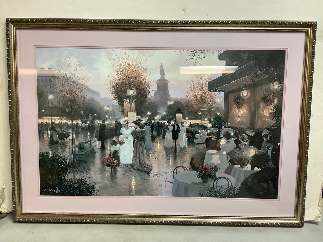 Framed artwork signed C. Kieffer(26in.x38in.) (1 of 1)