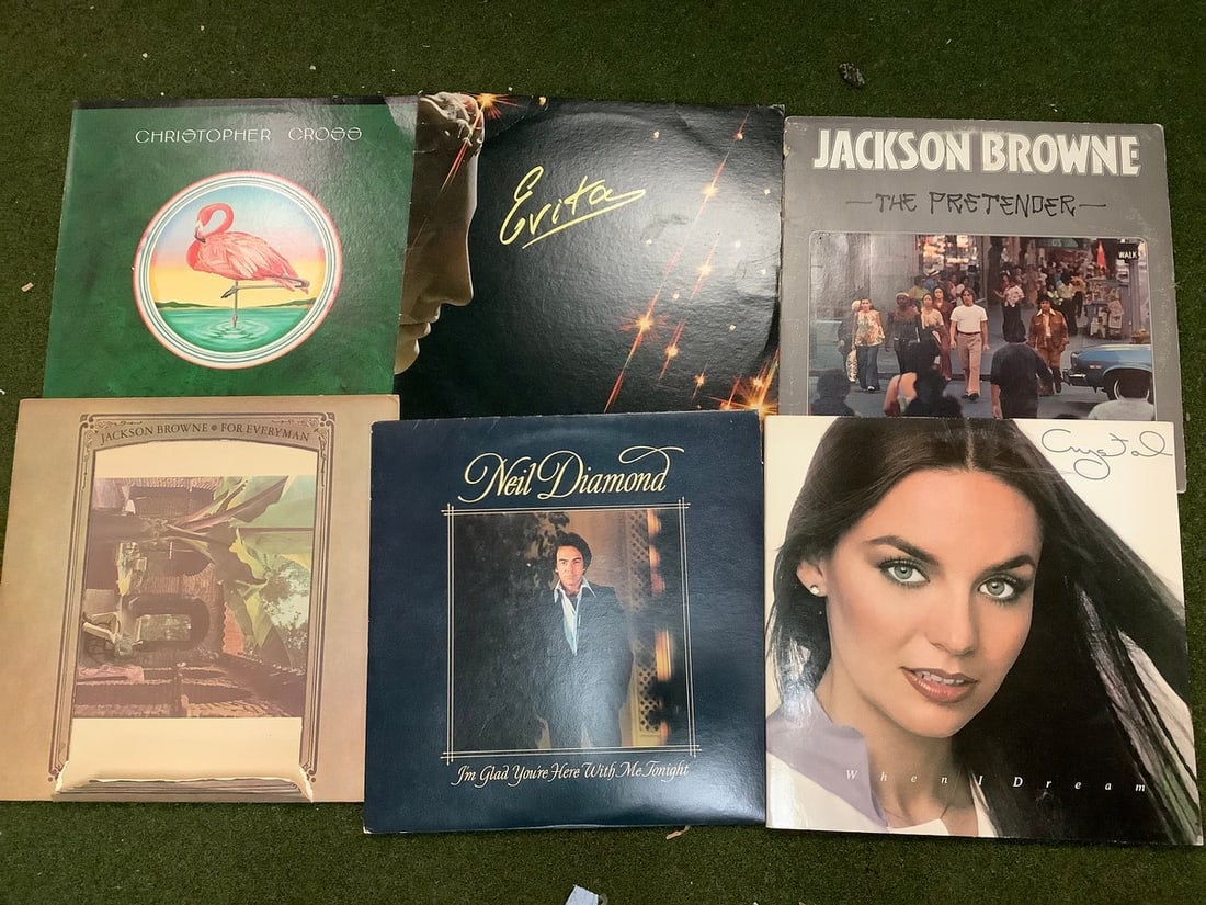 Vintage records(Jackson Browne, Neil Diamond, Christopher Cross, and more) (1 of 1)