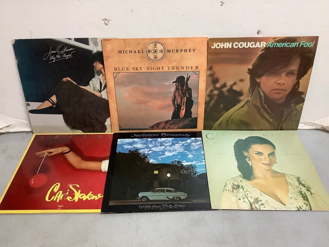 Vintage records(John Cougar, Michael Murphey, Jackson Browne, and more) (1 of 1)