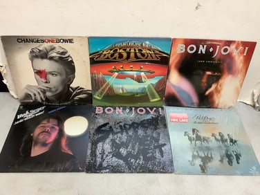 Vintage Records (Bon Jovie, Bob Seger, Boston, and more)