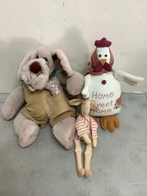 Various Dolls and Wrinkles Dog Hand Puppet