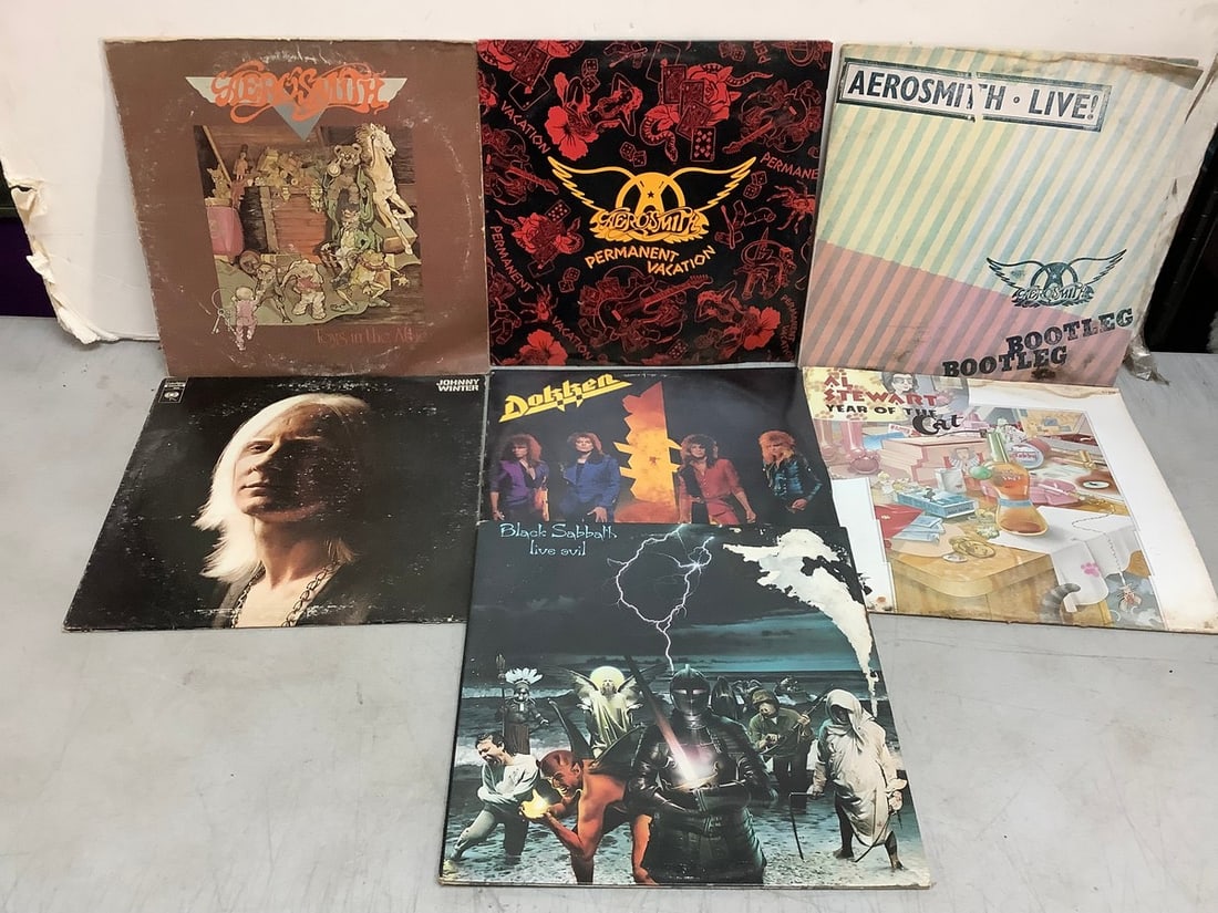 Vintage Records (Areosmith, Al Stewart, Johnny Winter and more): Vintage Records (Areosmith, Al Stewart, Johnny Winter and more)