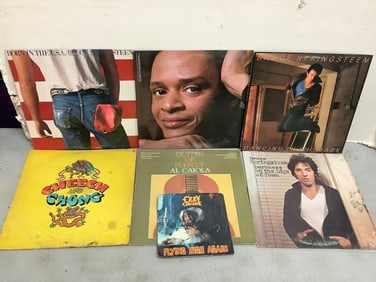 Vintage Records and 45' (Bruce Springsteen, Cheech and Chong, Ozzy Ozbourne, and more)