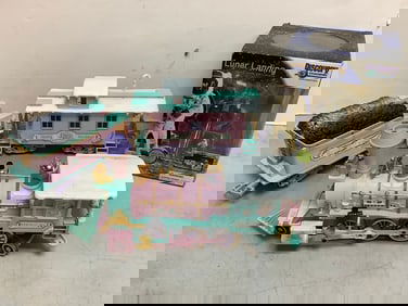 Lunar Landing Moon Walk Adventure Model, Precious Moments Toy Train