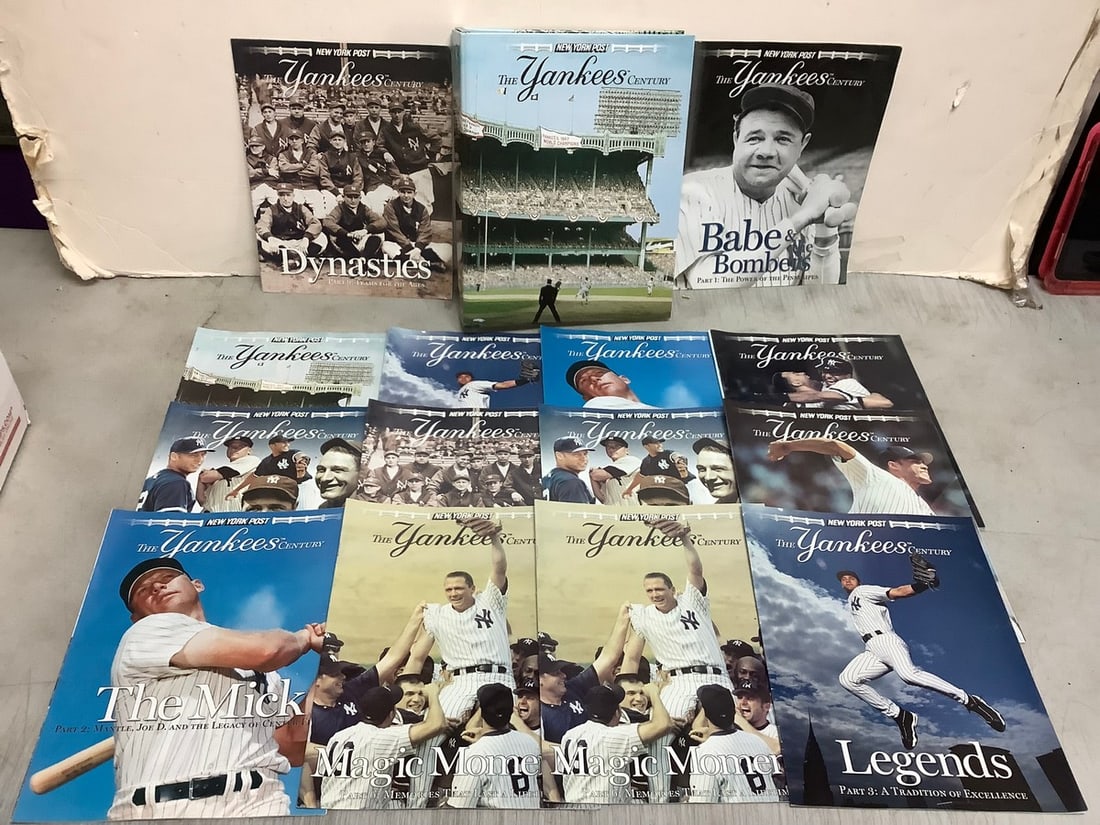 Various Yankees Magazines and Book (1 of 1)