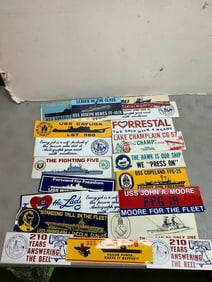 Vintage Navy Bumper Sticker Lot