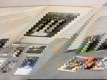 Lot of Vintage Family Photos Wedding and more