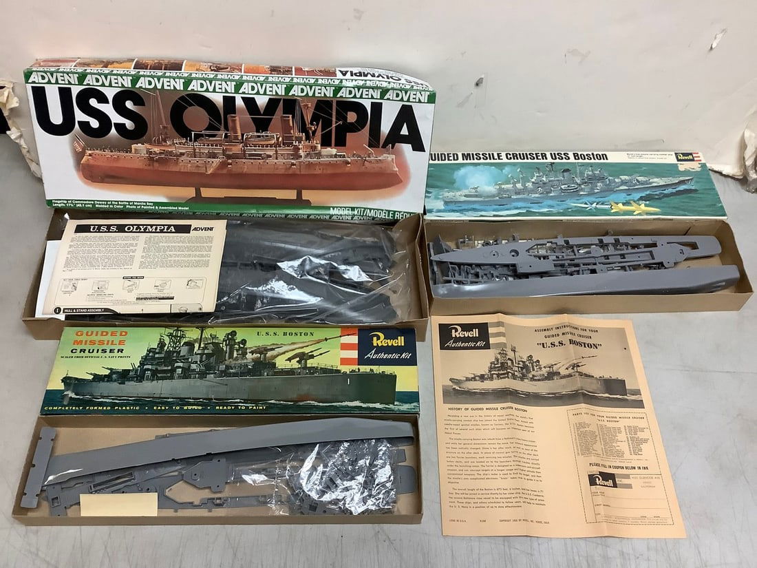 Various Boat Model Kits (Revell and Advent): Various Boat Model Kits (Revell and Advent)