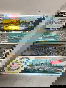 Various Boat Models (Revell and AHM)