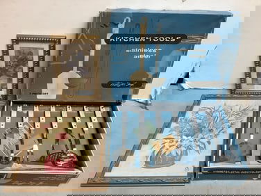 Washington Forge Stainless Steel Kitchen Tools, Framed Artwork (Largest - 13inx16in)