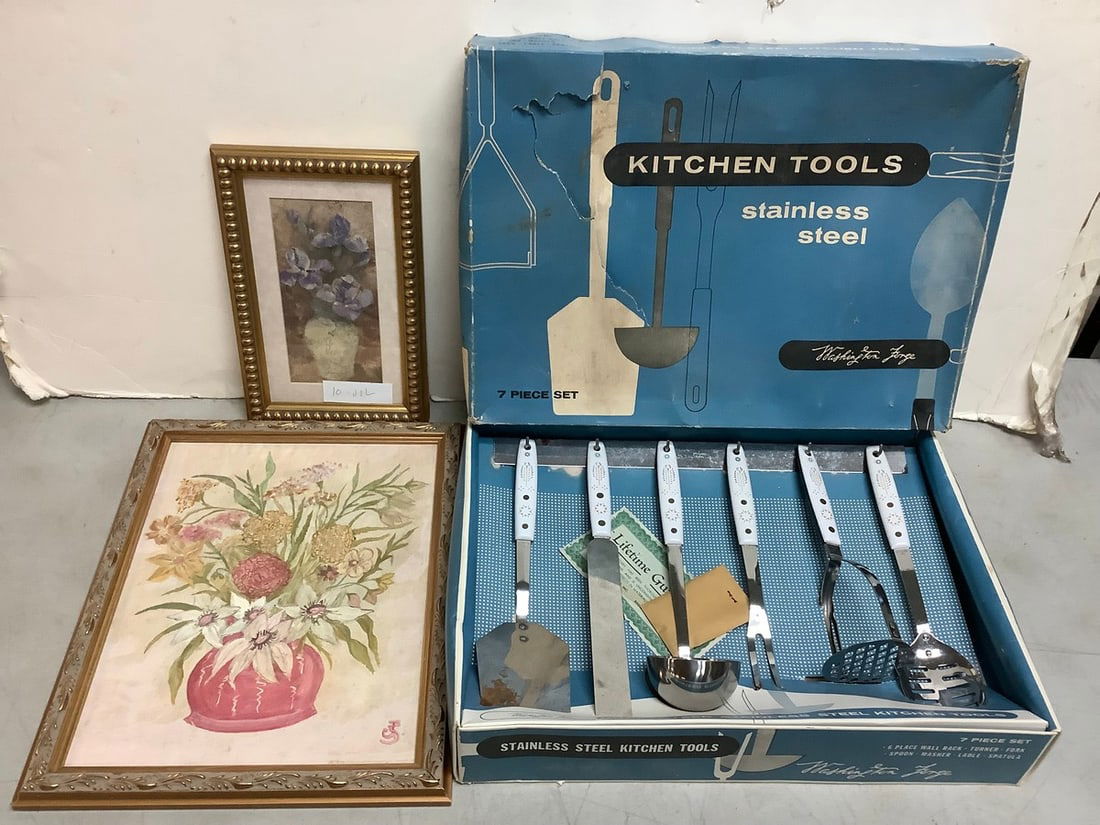 Washington Forge Stainless Steel Kitchen Tools, Framed Artwork (Largest - 13inx16in) (1 of 1)