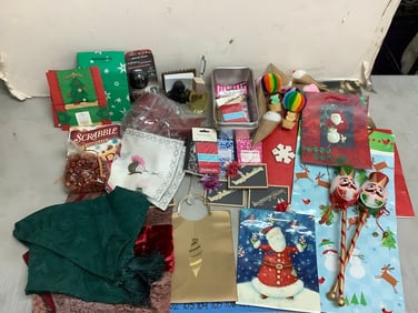 Christmas Bags, Ornaments, Miniature Notebooks, Stainless Steel Trays and more