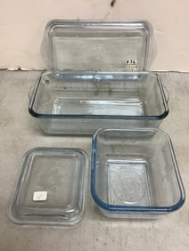Glass Jars with Lids (Largest - 3.5inx10inx5.25in)