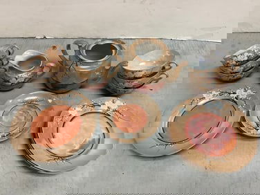 Decorative Ceramic Cups, Pitcher and more (Tallest - 4.75in)