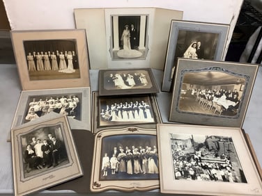 Vintage Photographs - Some with Stands (Various Sizes)