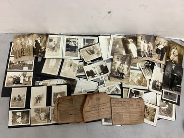 Vintage War Ration Books and Photographs