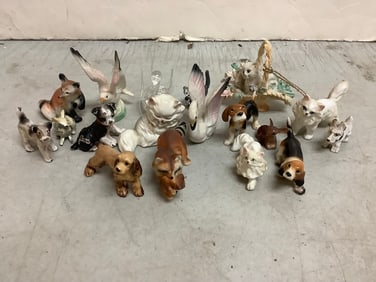 Ceramic Animal Figurines (Tallest - 2.75in)