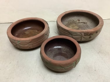 Various Pottery Bowls (Largest - 2.25inx6.25in)
