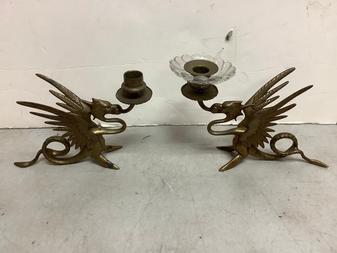 Brass Candle Holders (Tallest - 6.5in) (1 of 1)