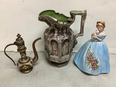 ARL Pitcher (10in Tall), Josef Original Ceramic Statue and more