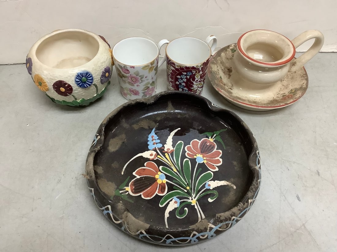 Royal Albert Cups, Ceramic Ashtray and more (Tallest -: Royal Albert Cups, Ceramic Ashtray and more (Tallest -
