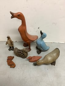 Various Duck Statues and more (Tallest - 14in)