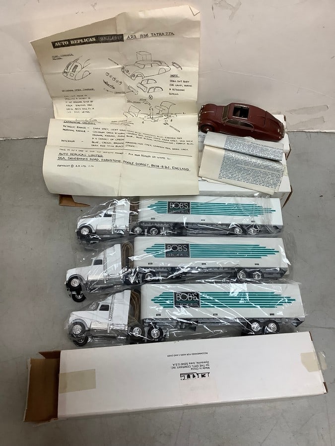 ERTL toy trucks(10.75in.long) and other vintage auto model toy (1 of 1)