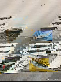 Vintage foreign models(Messerschmitt Bf109G-6, Spitfire MK B, and more)