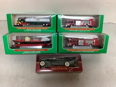 HESS firetrucks(1999-2004) and Rextoys model car