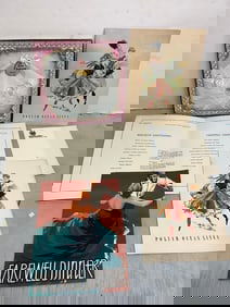 Vintage invitations(Polish Ocean Lines, Farewell Dinner) and more