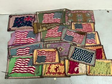 Vintage Tobacco flags