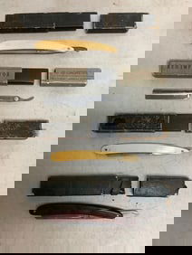 Vintage razors(Lafayette Cutlery Co., Red Imp Razor, and more)