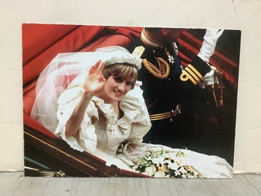 Princess Diana wedding print(6.5in.x9in.)