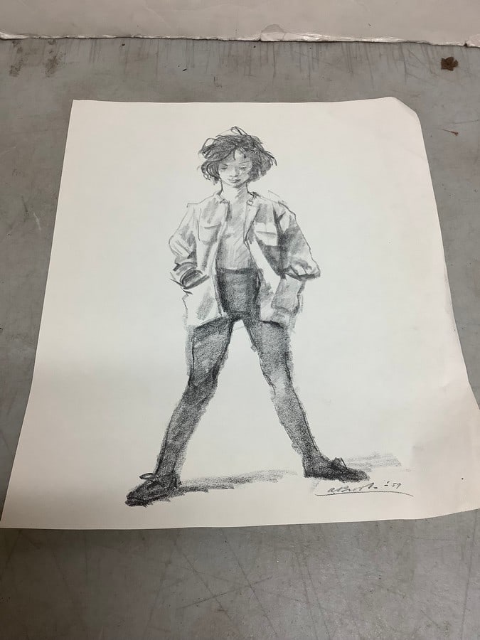 Alexander Brook Lithograph(11in.z13.25in.): Alexander Brook Lithograph(11in.z13.25in.)