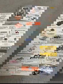 Vintage Harley cards