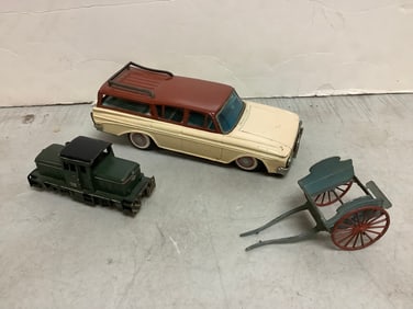Vintage toy cars(Rambler and more-longest 8in.)