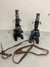 Sears power microscopes(8.25in.tall)