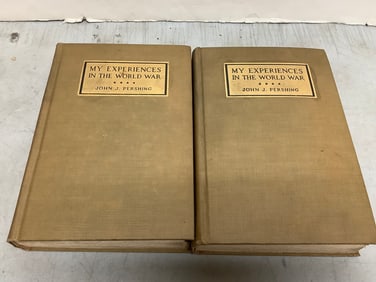 My Experiences in The World War vintage books