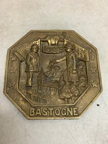 Brass 1944 Airborne plaque(5.25in.across)