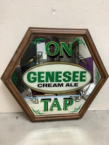 Vintage Genesee Cream ale sign(16.5in.x18.5in.)