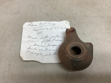 Roman oil lamp
