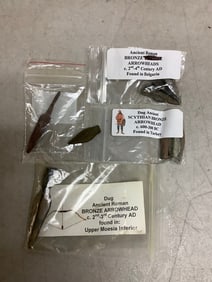 Ancient Roman Bronze arrowheads