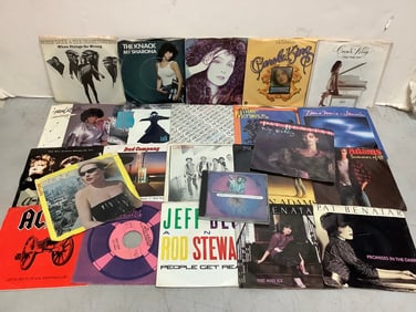 Vintage 45's(Carol King, Bryan Adams, Pat Benatar, and more)