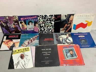 Vintage 45's(Samantha Fox, Paul Anka, Foreigner, and more)