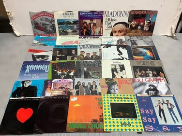 Vintage 45's(Madonna, Glenn Frey, Fleetwood Mac, and more)